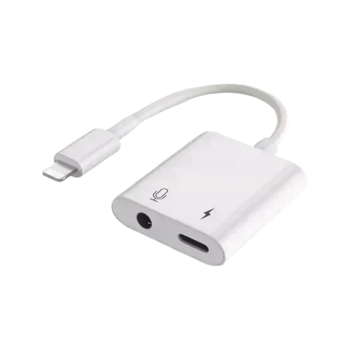 适用苹果耳机转接头iphone13pro转换器3.5mm通话音频转接线14充电xr二合一转U盾口typec手机有线直播lighting 2