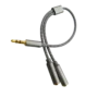 3.5mm一分二音源線 耳機麥克風一分二轉接線2