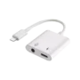 适用苹果耳机转接头iphone13pro转换器3.5mm通话音频转接线14充电xr二合一转U盾口typec手机有线直播lighting 2