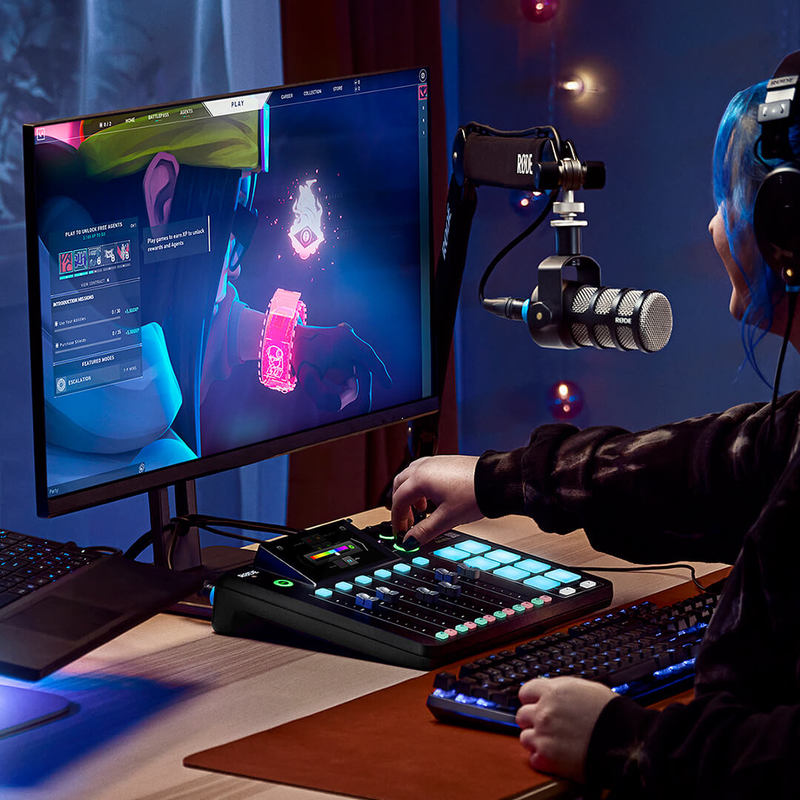 content rode rodecaster pro II gamer insitu 3 customisability march 2022 1080x1080 rgb