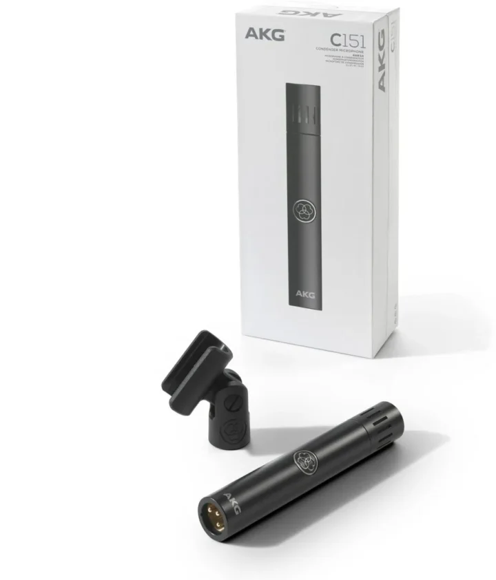 AKG C151 小振膜心型電容式麥克風配件組
