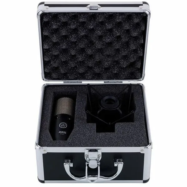 AKG P220 電容式麥克風配件圖 AKG P220 電容式麥克風與收納箱配件圖