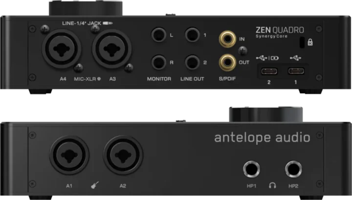 Antelope Zen Quadro 前後接口