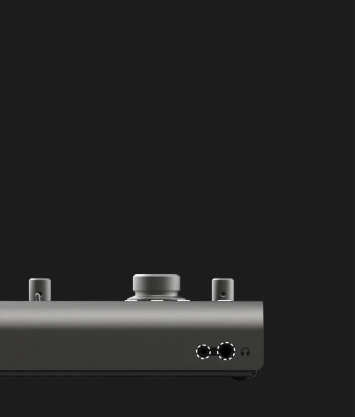 Audient iD24 商品圖 3 Audient iD24 錄音介面耳機輸出細節