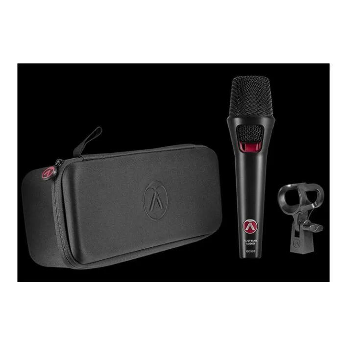 Austrian Audio OD505 麥克風收納盒與麥克風夾