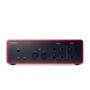 Focusrite Scarlett 4i4 第四代錄音介面背面連接埠