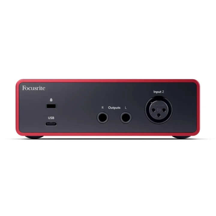 Focusrite Scarlett Solo 4代背面接口