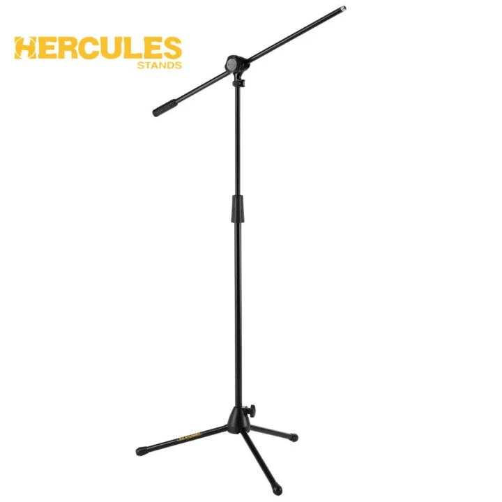 Hercules MS432B 三腳底座二合一斜臂麥克風架產品外觀
