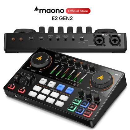 利聲直播 官網首頁 MAONO Maonocaster E2 Gen2 雙 XLR 直播錄音介面