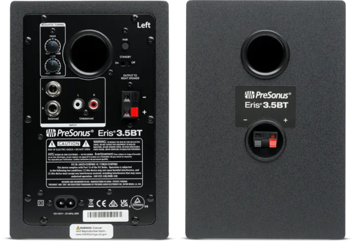 PreSonus Eris 3.5BT 2nd Gen 原廠細節照片 1 PreSonus Eris 3.5BT 2nd Gen 原廠商品照片