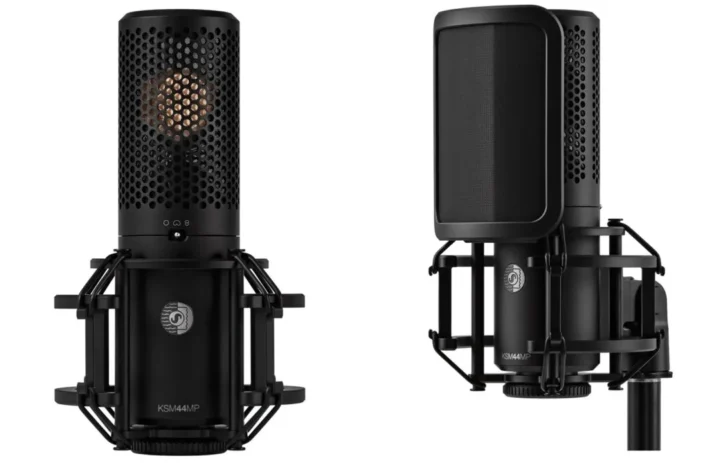 SHURE KSM44MP 大振膜多指向電容式麥克風多角度外觀