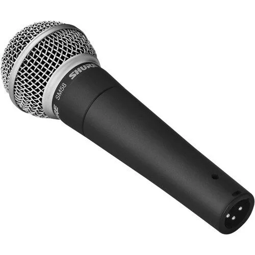 SHURE SM58 動圈麥克風側面細節圖