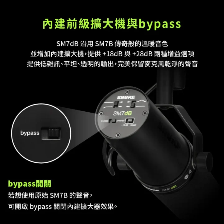 SM7dB-4 官方商品圖片 SHURE SM7dB-4 官方商品圖片