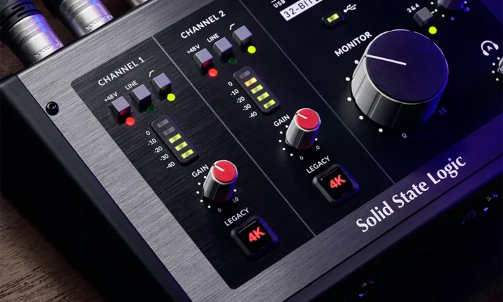 SSL 2+ MKII 官方前級細節