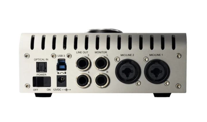 Universal Audio Apollo Twin USB 背面圖 Universal Audio Apollo Twin USB Heritage Edition 錄音介面背面接口