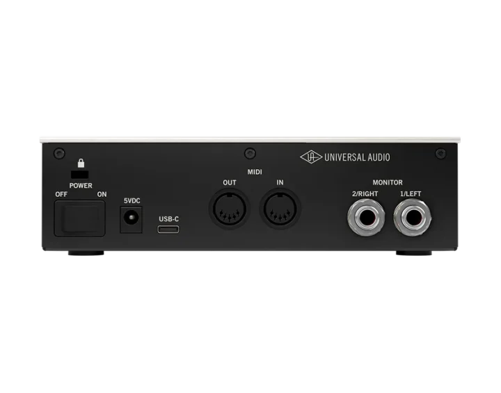 Universal Audio Volt 2 USB 錄音介面背面輸出與 MIDI 接口