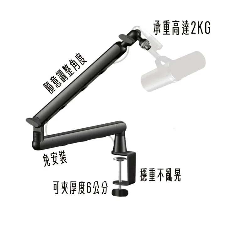 VIVA 懸臂支架角度與夾座 VIVA 懸臂支架角度與夾座