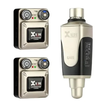 Xvive U45 黑色無線入耳監聽系統