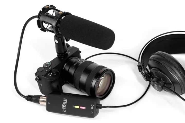 iRig Pre 2 相機連接示意 iRig Pre 2 相機連接示意